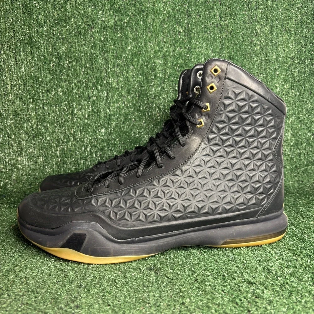 NEW Nike Kobe 10 Elite EXT High Basketball Embossed Leather‎ Black Shoes Mens 15